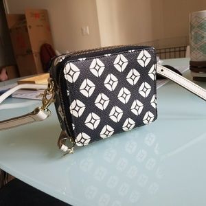 Small fossil crossbody bag